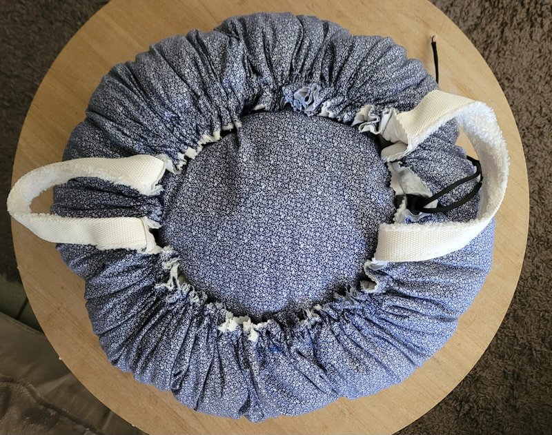 Marmite norvégienne en tissu fermée, fabriquée en atelier à L'Isle-Jourdain